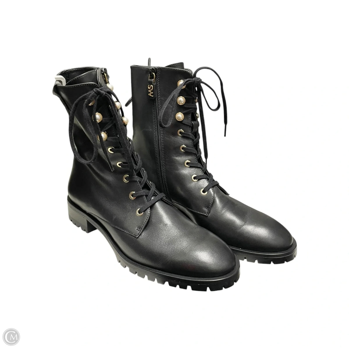 Boots Designer By Stuart Weitzman In Black, Size: 7.5