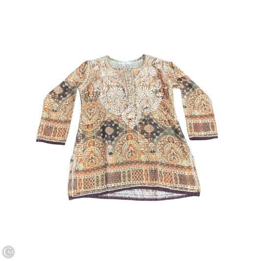 Tunic 3/4 Sleeve By Love Kyla In Multi-colored, Size: Xs