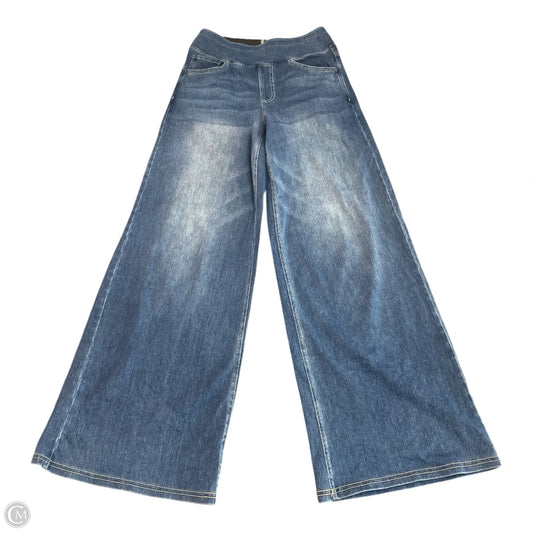 Jeans Wide Leg By Halara In Blue Denim, Size: S