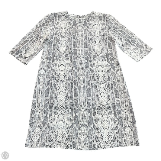 Dress Casual Short By Equipment In Snakeskin Print, Size: Sp