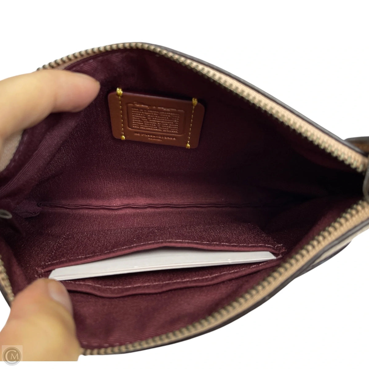 Wristlet Designer By Coach, Size: Medium