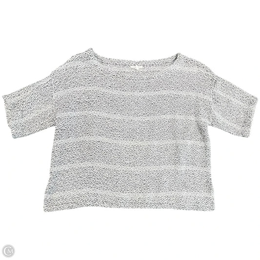 Sweater By Eileen Fisher In Black & White, Size: Sp
