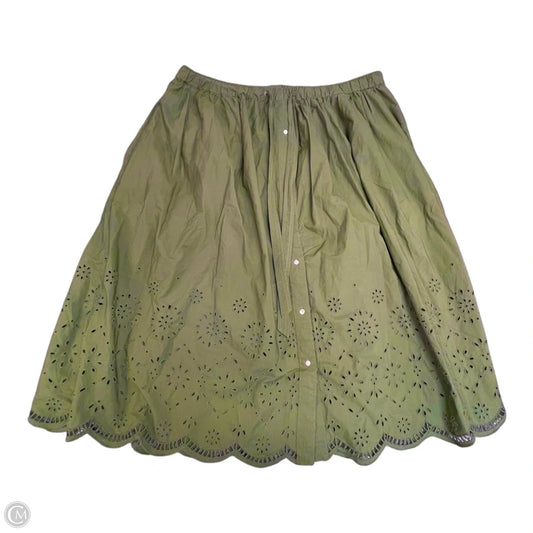 Skirt Maxi By Free Assembly In Green, Size: 2x