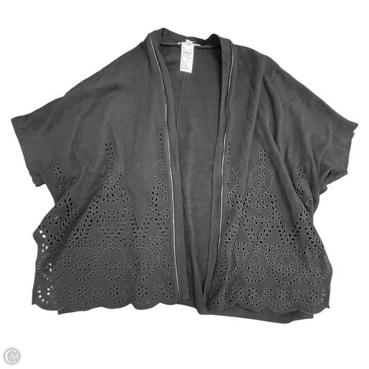 Sweater Cardigan By Chicos In Black, Size: Xs