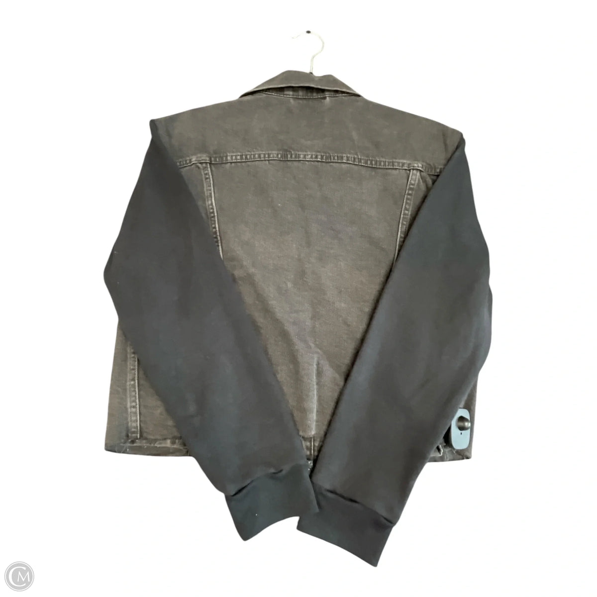 Jacket Denim By Levis In Grey Denim, Size: S