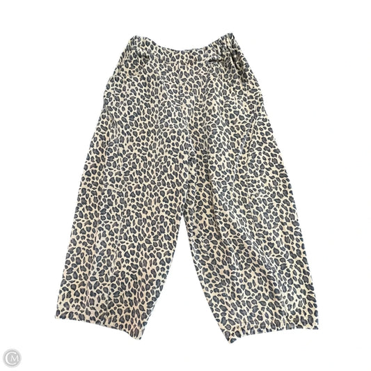 Pants Wide Leg By Bibi In Animal Print, Size: L