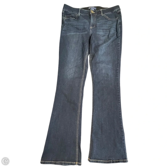 Jeans Boot Cut By Democracy In Blue Denim, Size: 14