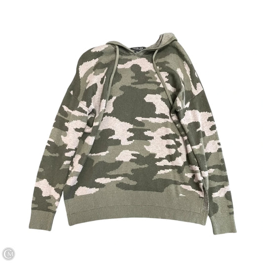 Sweatshirt Hoodie By Rachel Zoe In Camouflage Print, Size: S