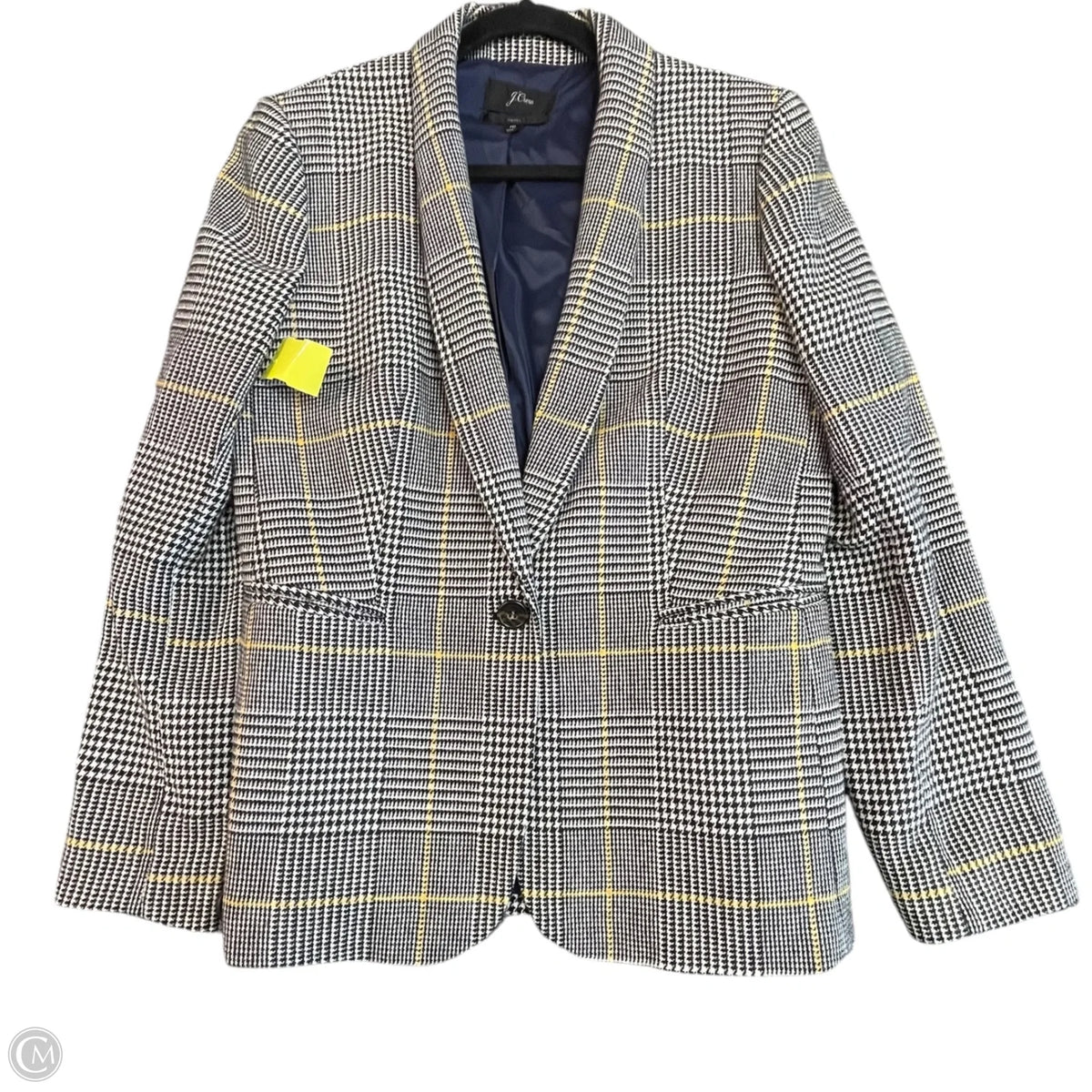 Blazer By J. Crew In Plaid Pattern, Size: M