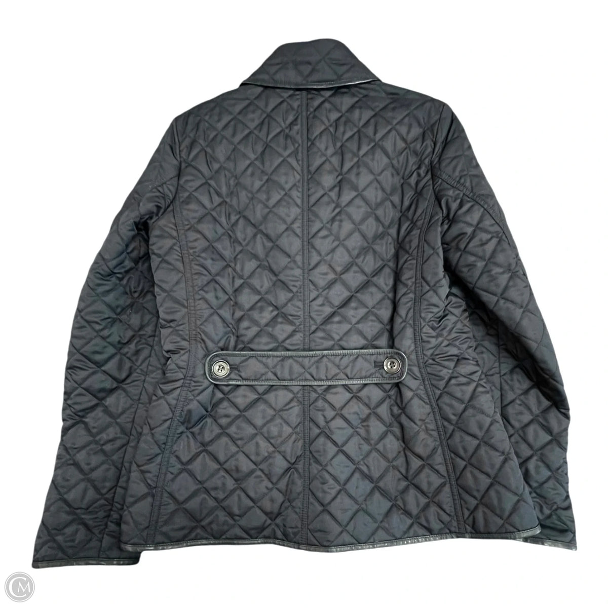 Jacket Luxury Designer By Burberry In Navy, Size: M