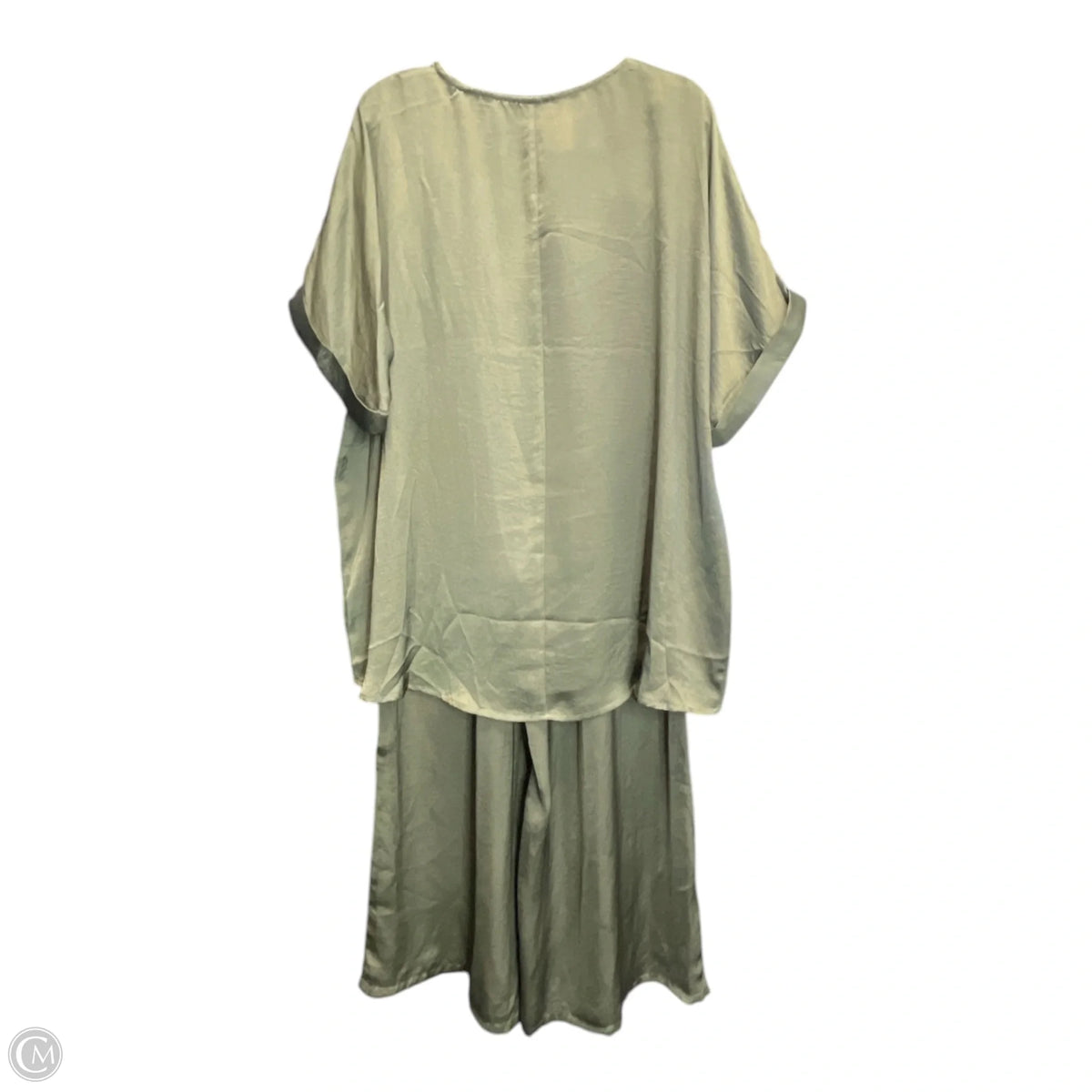 Pants Set 2pc By Glam In Green, Size: S
