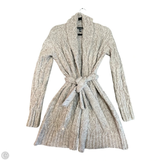 Sweater Cardigan By White House Black Market In Taupe, Size: Xs