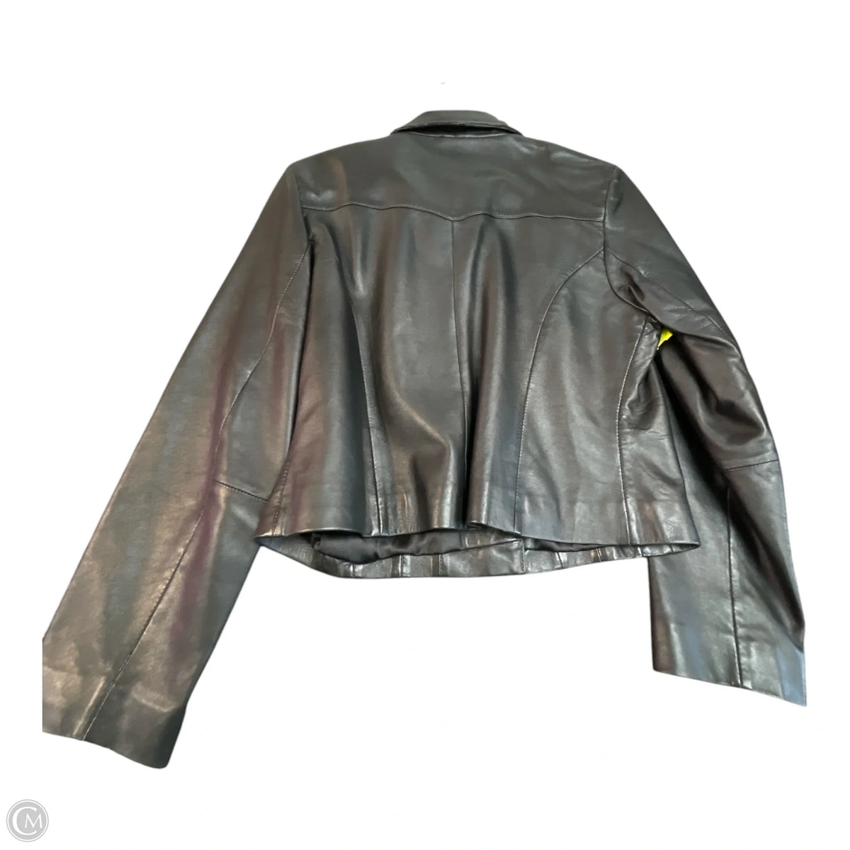 Jacket Leather By Saguaro West In Black, Size: M