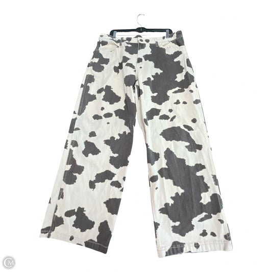 Pants Wide Leg By Wild Fable In Animal Print, Size: L