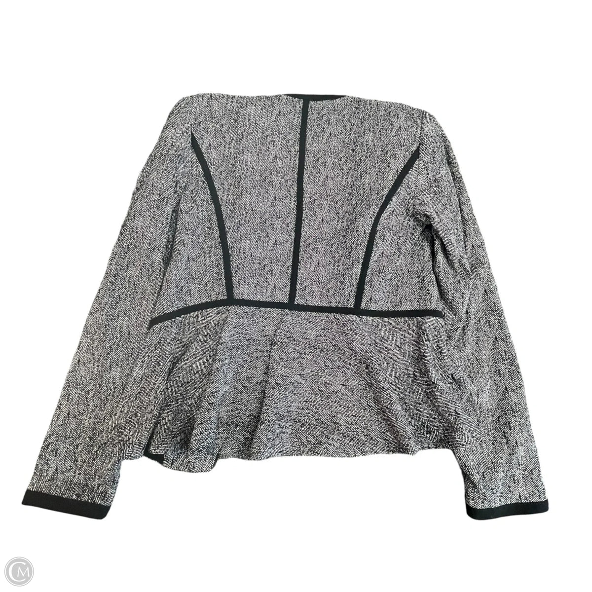 Jacket Other By Dkny In Black & Grey, Size: 2