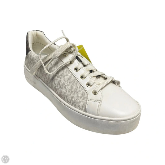 Shoes Sneakers By Michael By Michael Kors In Brown & Cream, Size: 7.5