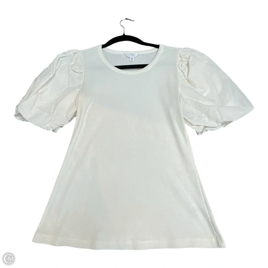 Top Short Sleeve By Time And Tru In White, Size: S