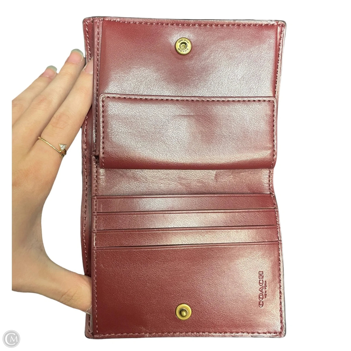 Wallet Designer By Coach, Size: Small