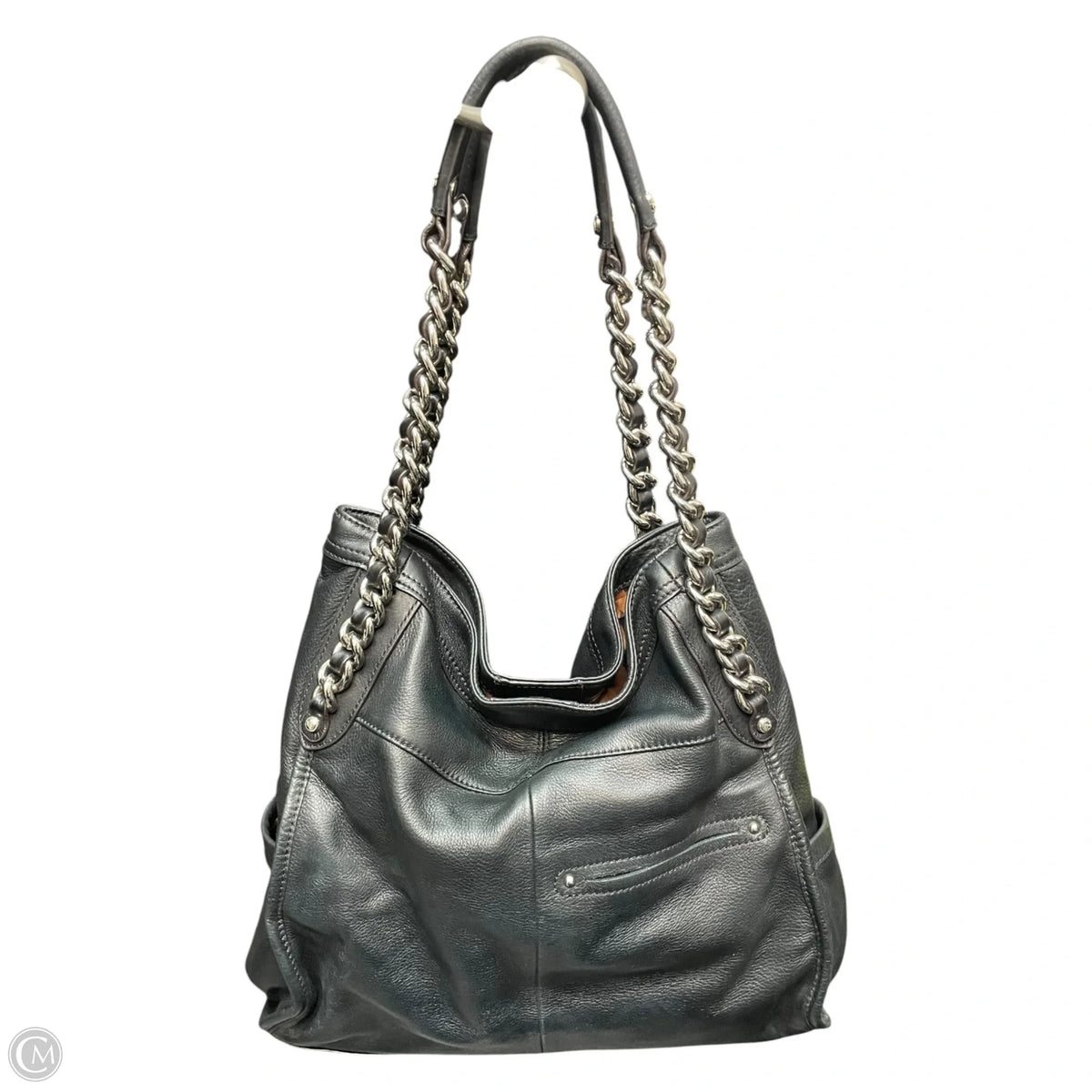 Handbag Leather By B. Makowsky, Size: Large