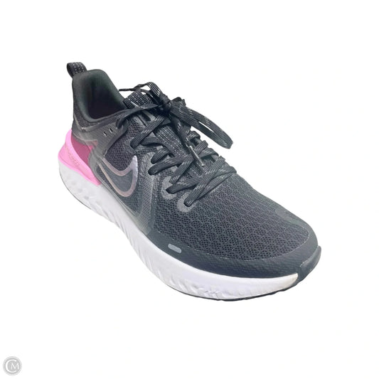 Shoes Athletic By Nike In Black & Pink, Size: 7