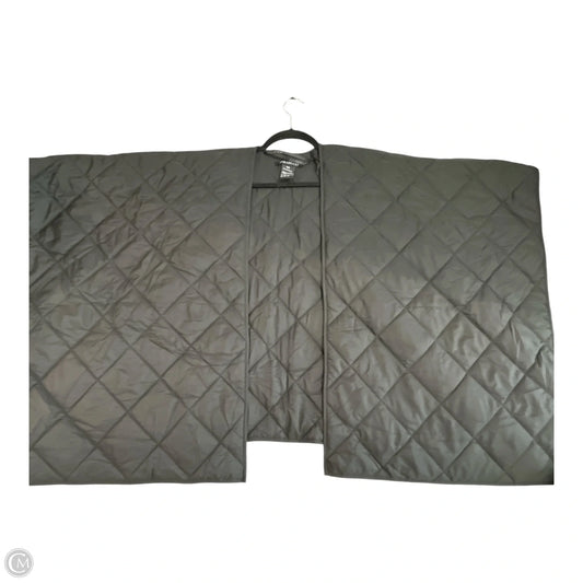 Poncho By Clothes Mentor In Black, Size: Osfm