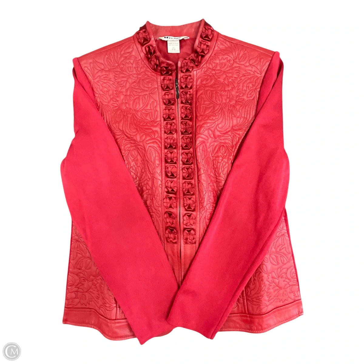 Jacket Leather By Nygard Peter In Red, Size: M