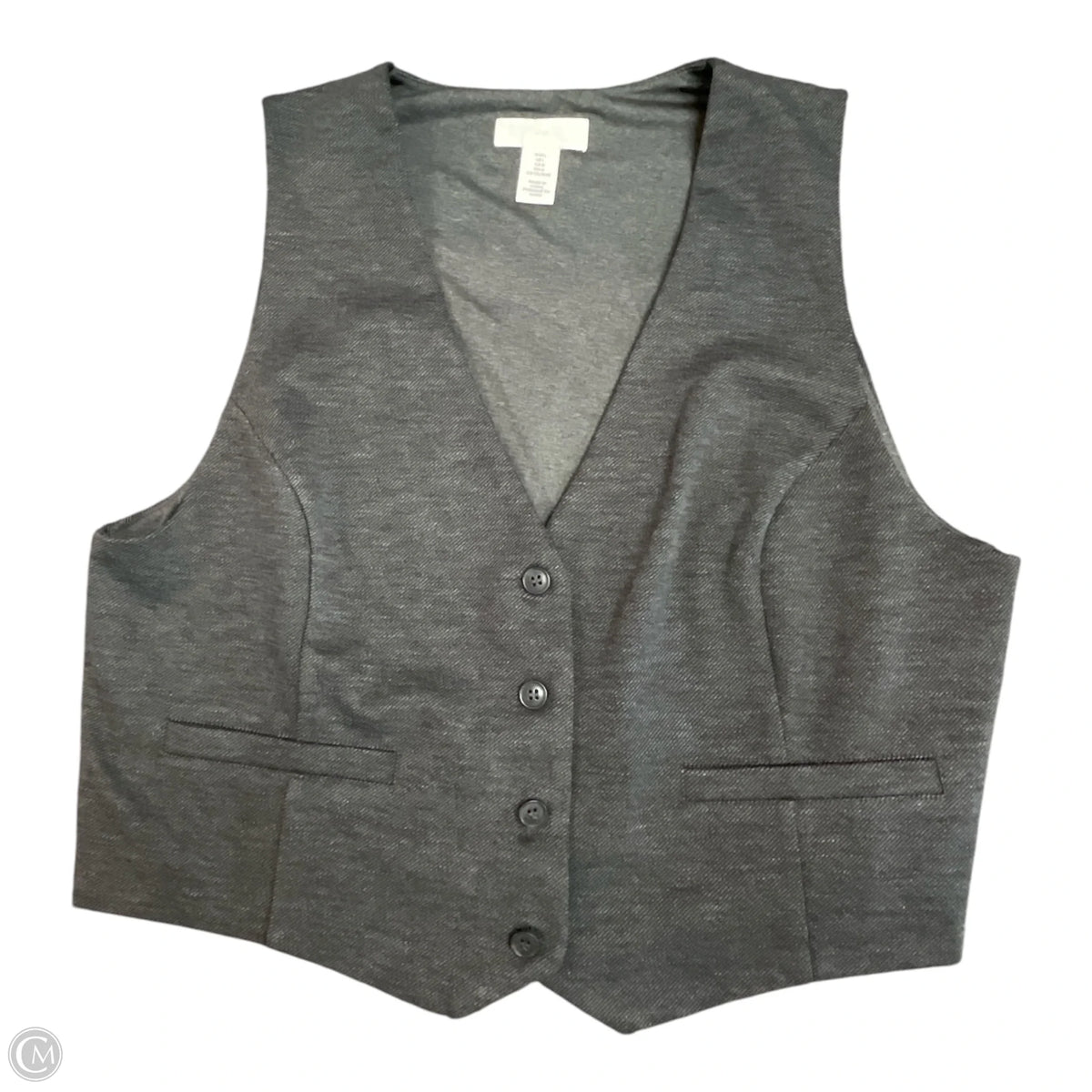 Vest Other By H&m In Grey, Size: L