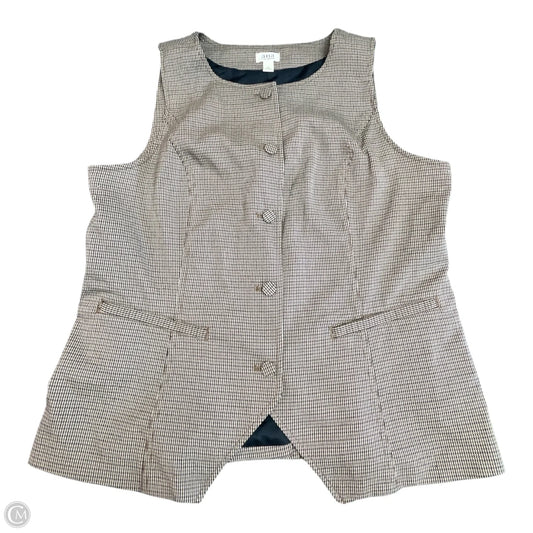 Vest Other By Ana In Plaid Pattern, Size: L