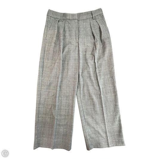 Pants Wide Leg By Banana Republic In Plaid Pattern, Size: 12p