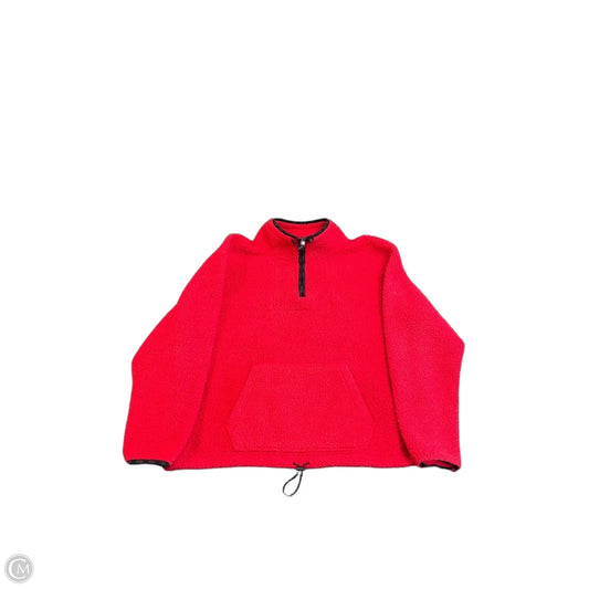 Sweatshirt Collar By Pink In Red, Size: Xl