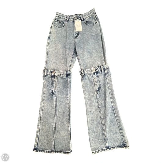 Jeans Flared By Clothes Mentor In Blue Denim, Size: S