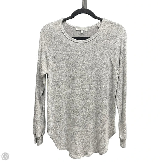 Top Long Sleeve By Gaze In Grey, Size: S