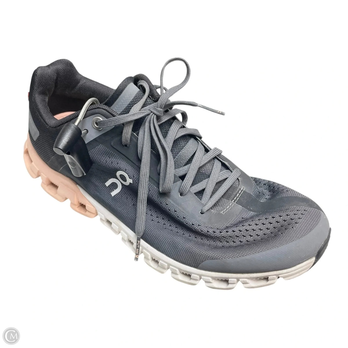 Shoes Athletic By On Cloud In Black & Grey, Size: 9