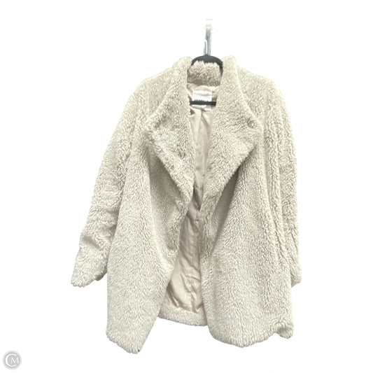 Jacket Faux Fur & Sherpa By Bb Dakota In Taupe, Size: S
