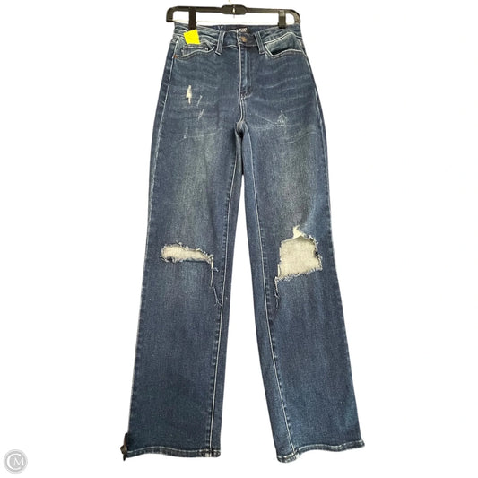 Jeans Straight By Judy Blue In Blue Denim, Size: 2