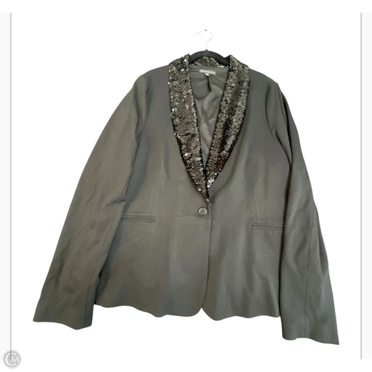 Blazer By Adrianna Papell In Black, Size: L