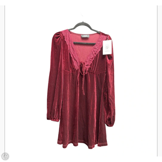 Dress Casual Short By Cider In Red, Size: L