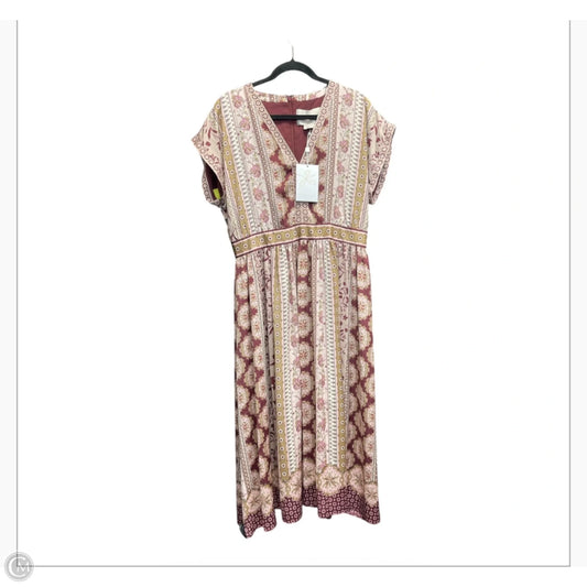 Dress Casual Midi By Gal Meets Glam In Floral Print, Size: 12