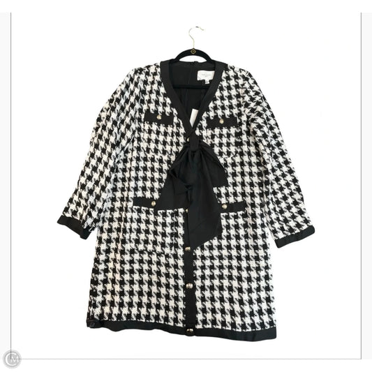 Dress Casual Short By Pomander Place In Black & White, Size: Xl