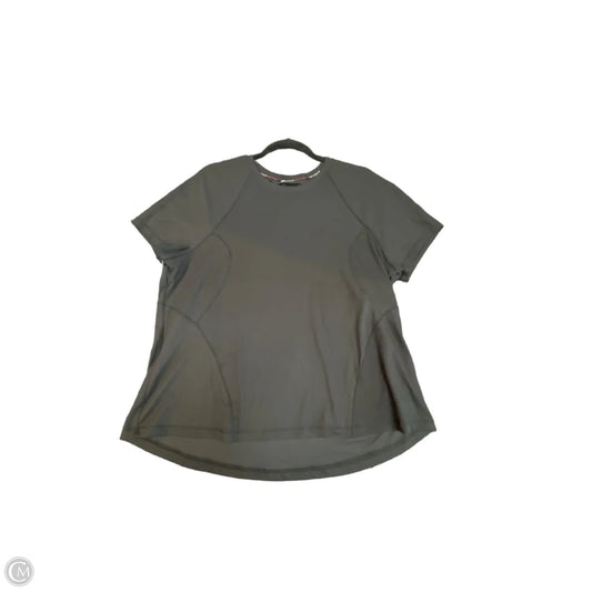 Athletic Top Short Sleeve By Spyder In Black, Size: Xl