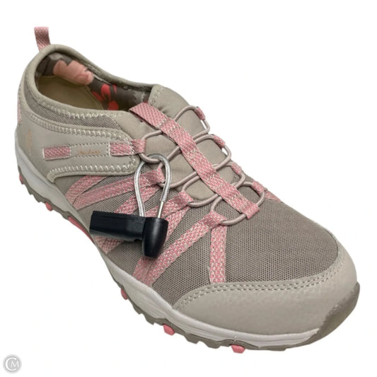 Shoes Athletic By Skechers In Grey & Pink, Size: 9