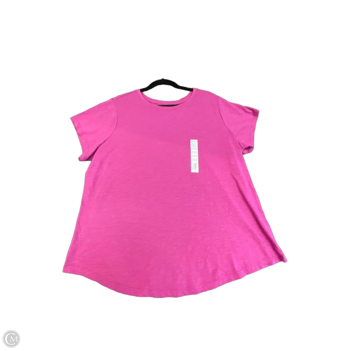 Top Short Sleeve Basic By Sonoma In Purple, Size: 1x