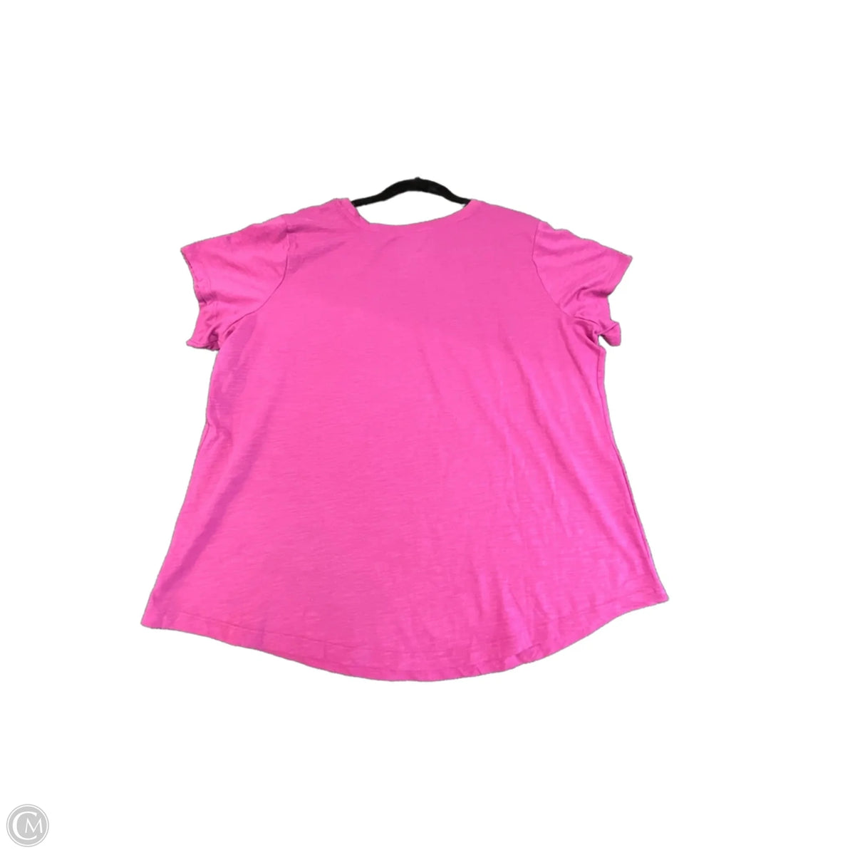 Top Short Sleeve Basic By Sonoma In Purple, Size: 1x