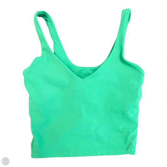 Athletic Bra By Lululemon In Green, Size: 4