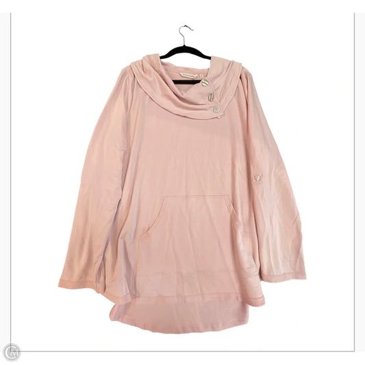 Sweatshirt Collar By Soft Surroundings In Pink, Size: Xl