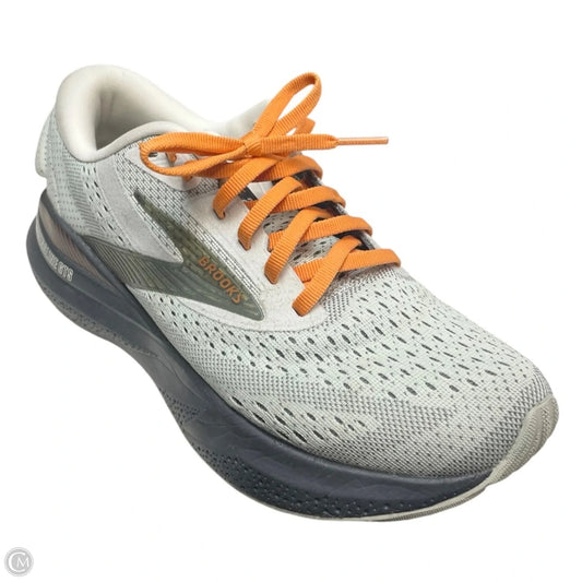 Shoes Athletic By Brooks In Grey & Orange, Size: 8