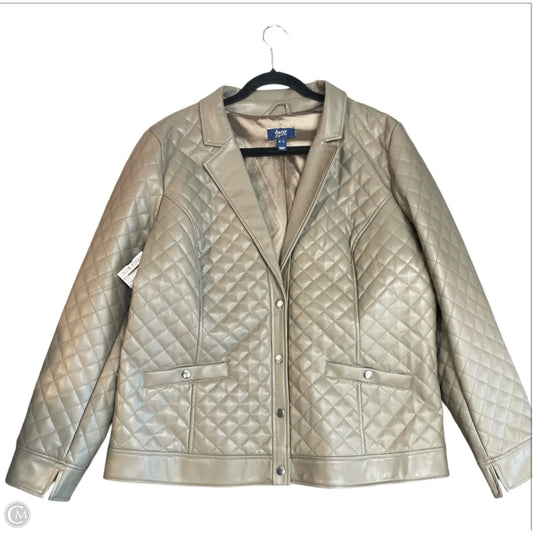 Jacket Puffer & Quilted By D&co. In Green, Size: Xl