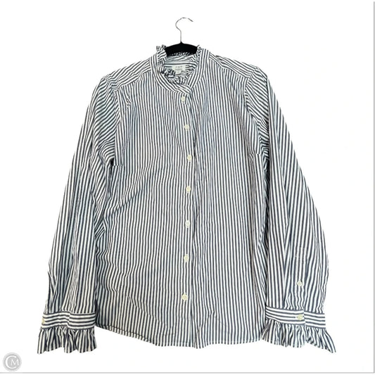 Top Long Sleeve By J. Crew In Striped Pattern, Size: Xl