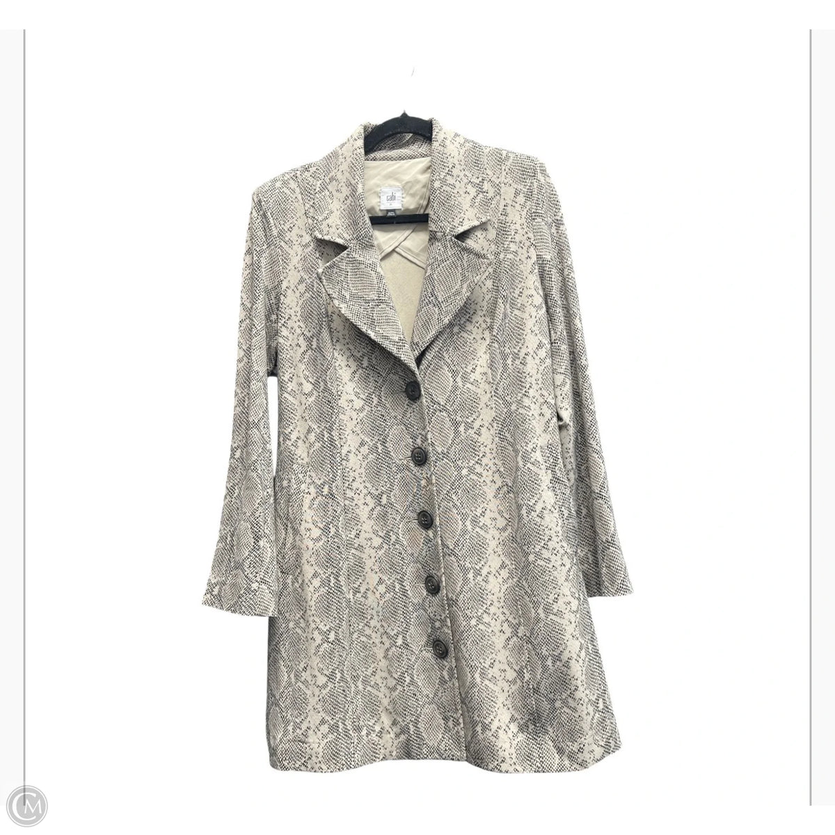 Jacket Other By Cabi In Snakeskin Print, Size: M