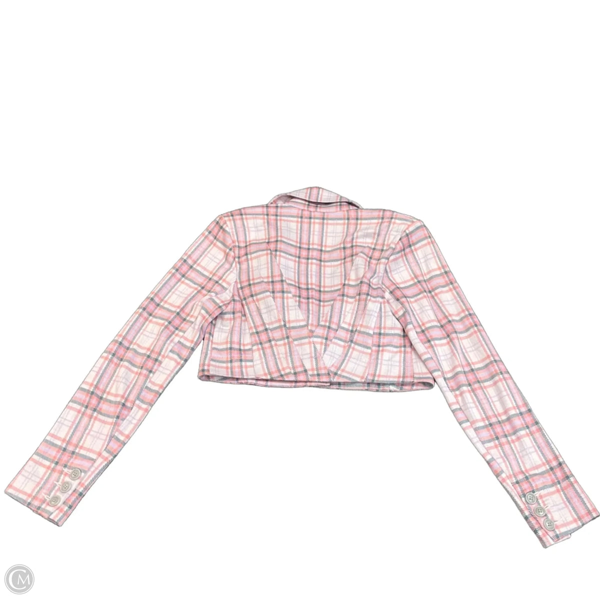 Blazer By Cabi In Plaid Pattern, Size: S